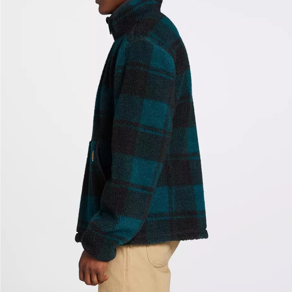 Carhartt Men's Black and Green Plaid Jacket NWT - Picture 4 of 7